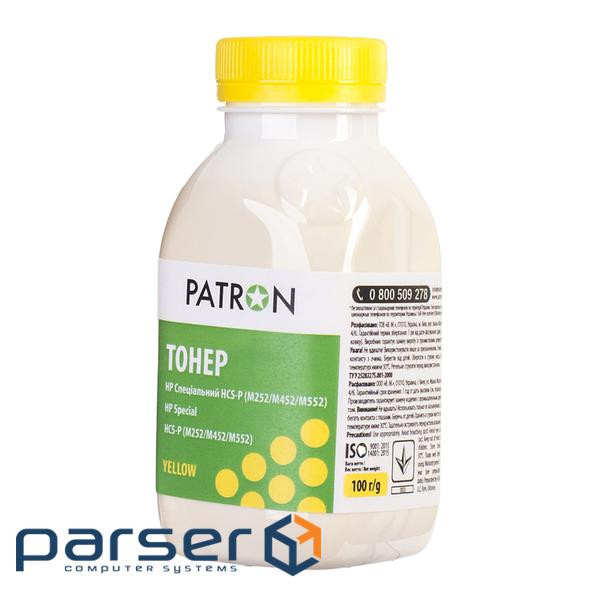 Тонер HP CLJ CP1025/1215,M252/452/552, Special, YELLOW,100 g Patron (PN-HCS-P-Y-100)