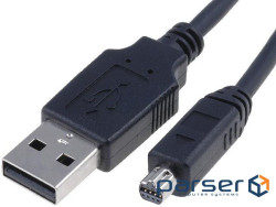 Cable devices Delock (Germany) USB2.0 A->mini 8p M/ M  1.8m, Nikon +Ferrite (70.08.2218-50)