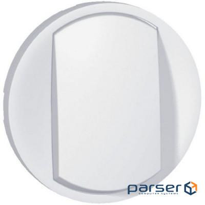 Лицьова панель вимикач 1-клавішного Білий Celiane Legrand (068001)