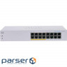 Network switch Cisco SG350X-48-K9-EU Тип - управляемый 3-го уровня, форм-фактор - в стойку, количество портов - 54, порты - SFP+, Gigabit Ethernet, комбинированный, возможность удаленного управления - управляемый, коммутационная способность - 176 Гбит/ с, размер таблицы МАС-адресов - 64000 Кб, корпус - Металический, 48x10/ 100/ 1000TX, 2хSFP+ Cisco CBS110-16PP-EU
