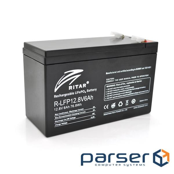 Акумуляторна батарея Ritar LiFePO4 12,8V 6Ah (R-LFP 12.8V 6Ah)