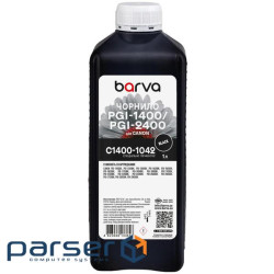 Чорнило Barva Canon PGI-1400/PGI-2400 1 л, special pigment, black (C1400-1042)