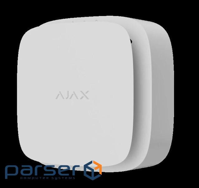 Бездротовий пожежний сповіщувач температур (Ajax FireProtect 2 RB (Heat/CO) (8EU) ASP white)