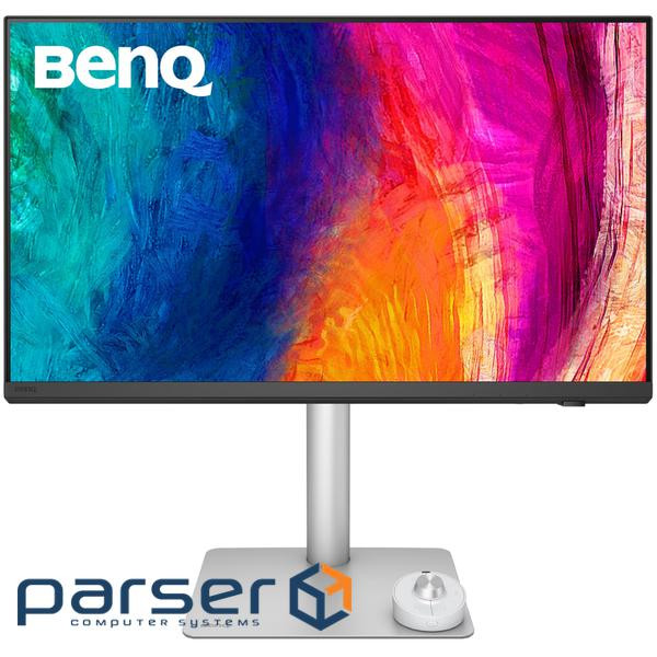 TFT 27" BenQ PD2730S, IPS, 5K, HDMI, DP, USB-C, USB-hub, HAS, Pivot, кол., білий (9H.LN7LA.TBE)