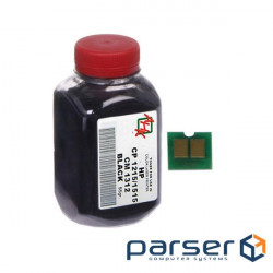 Тонер HP CLJ CP1215 Black+ чип AHK (1500130)