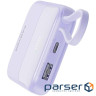CANYON power bank OnPower 101 built-in cable 10000 mAh PD22.5W Purple (CNS-CPB101PU)