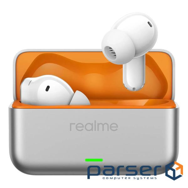 Бездротові навушники BUDS T500 PRO RMA2502 ORANGE MINT REALME (RMA2502 SILVER)