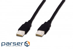 Date cable USB 2.0 AM/AM 1.0m Digitus (AK-300100-010-S)