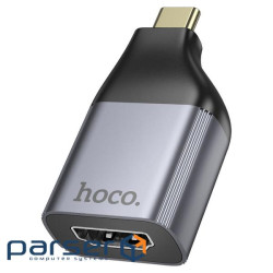 Перехідник HOCO UA33 Type-C (тато) / HDMI(мама), Black-gray