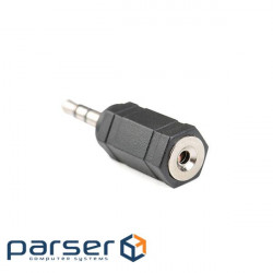 Adapter Lucom Audio Jack 2.5mm 3pin-3.5mm 3pin F/M, adapter Stereo Plastic (62.09.8040-1)