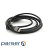 Кабель HDMI (тато) - Type-C (тато) ), 4K, 60HZ, Chip:2172U, 1.8m, Black (YT-HDMI (M)-Type-C (M)-B)