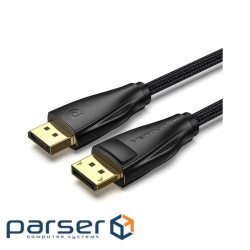Кабель VENTION DisplayPort 2м Black (HCCBH)
