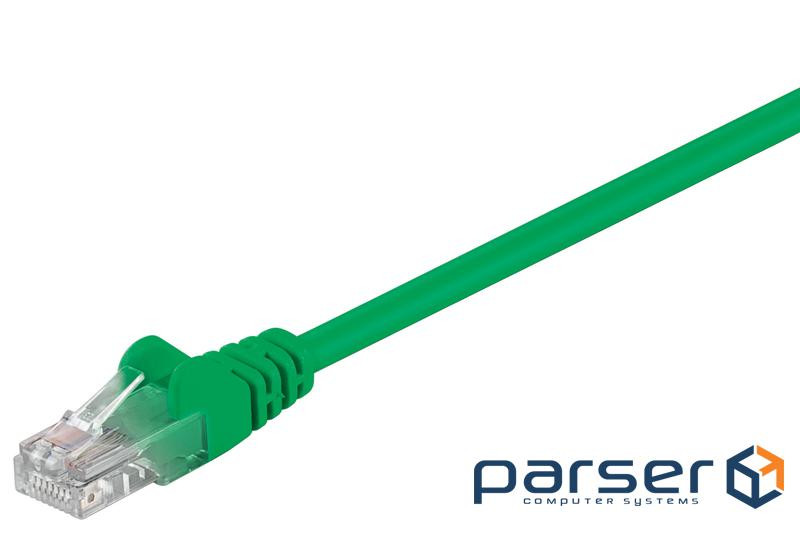 Патч-корд неекранований RJ45 UTP6 5.0m, patch AWG24 D=5.8mm Gold Protect, зелений (75.06.8420-10)