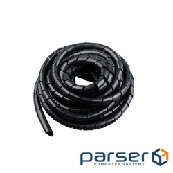 Спіральний кабельний організатор, діаметр 14mm, довжина 6m, Black (YT-14-6B) 6m, Black (YT-14-6B)