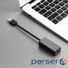 Перехідник USB 3.0 --> Ethernet RJ45 1000 Mb CR111 UGREEN Чорний (20256) (20256 black) (20256) (20256 black)