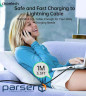 Кабель USB AM-Lightning M, 1.0 м, 2.4A, чорний Choetech (XAL-0003-BK-V2)