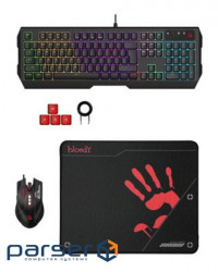 Kit (keyboard, mouse ) A4Tech B1700 Bloody Black (B1700 Bloody (Black))