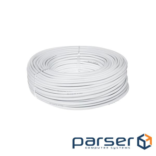 Кабель КВП UTP (4 * 2 * 0.5) 4p 24 AWG, Ritar, (CCA), для внутр. робіт, 50м , White, OEM (19591)
