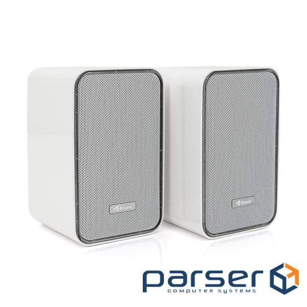 Колонки Kisonli X21BT, 2x10W, USB / RGB light / BT, DC: 5V / 1-2A, White, BOX, Q15