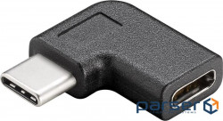 Перехідник Goobay USB Type-C M/F (адаптер), (USB3.0) 90 у бік 5Gbps (75.04.5402-1)