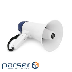 Гучномовець Megaphone HT-135BT, 15W, живлення від акумулятора 18650, СЗУ, Red / White, Box