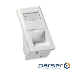 Вставка 50х25 зі шторкою для модуля FutureCom, біла, Corning (CAXCSE-S0101-C001)