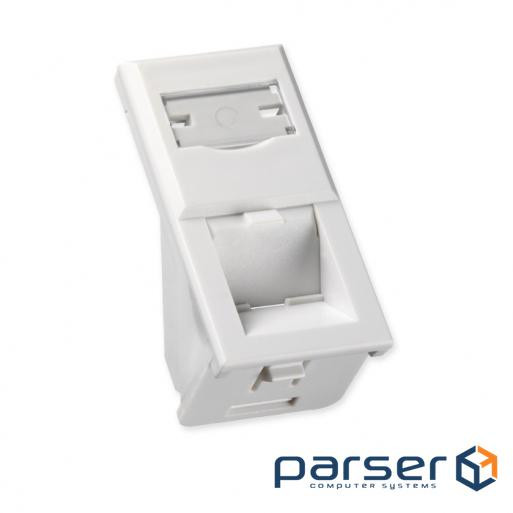 Вставка 50х25 зі шторкою для модуля FutureCom, біла, Corning (CAXCSE-S0101-C001)