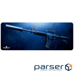 Коврик 300*700 тканинний CS 21 з боковою прошивкою, толщина 2 мм, Пакет (CSGO21)