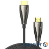 Кабель HDMI M-M,50.0 м, V2.1, Optical 8K 60Гц 48Gbps Dolby 7.1 PVC Black Zinc Alloy Ventio (ALABX)