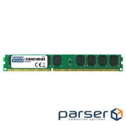 Оперативна пам'ять для сервер GOODRAM DDR3L 1600MHz 4GB UDIMM ECC (W-MEM16E3D84GLV)