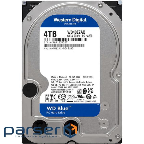 HDD 3.5" 4TB WD (WD40EZAX)