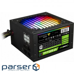 Блок живлення Gamemax 600W (VP-600-M-RGB)