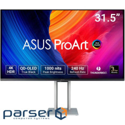 Монітор 4K QD-OLED 31.5",3840*2160,240 Гц ASUS PA32UCDM (90LM03HE-B01K70)