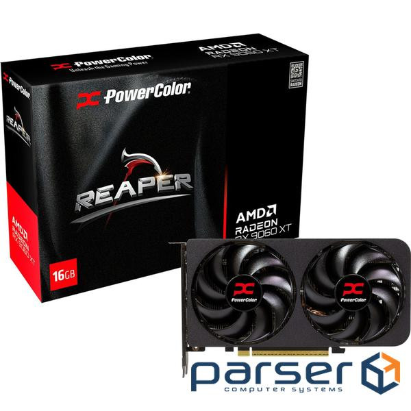 Відеокарта POWERCOLOR Reaper Radeon RX 9060 XT 16GB GDDR6 (RX9060XT 16G-A)