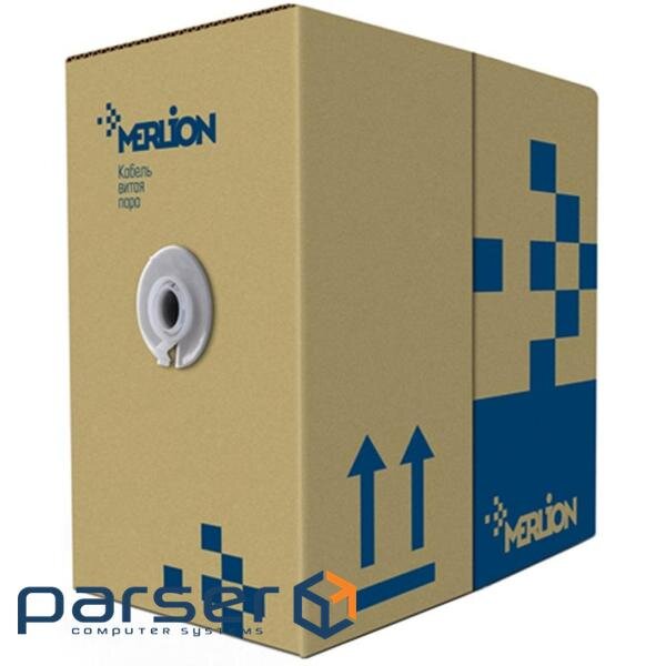 Кабель мережевий Merlion FTP 305м КВПЭВ (100) 4*2*0,50, cat.5e [СU] (09010)