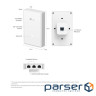 TP-LINK Omada BE3600 Wi-Fi 7 Access Point Dual-Band EAP725-Wall PoE, w/o AC
