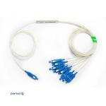 Coupler PLC-1x8-split-0-SC/UPC-0.9mm-0,5m