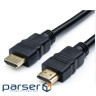 Кабель мультимедійний HDMI to HDMI 1.0m Atcom (17390)