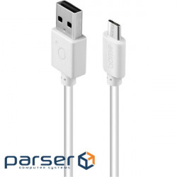 Дата кабель USB 2.0 AM to Micro 5P 1.0m CB1011W ACME (4770070879030)