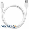 Дата кабель USB 2.0 AM to Micro 5P 1.0m CB1011W ACME (4770070879030)