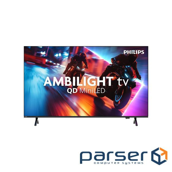 Телевізор 65 Philips MiniLED 4K 144Hz Smart Titan OS Black Ambilight (65MLED920/12)