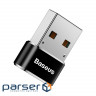 Перехідник Baseus Female Type-C to USB Чорний (CAAOTG-01)