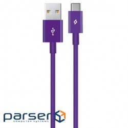 Cable Ttec (2DK12MR) USB - Type-C 1.2m , Purple