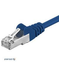 Патч-корд екранованому RJ45 SFTP5e 0.25m,patch AWG26 D=5.5mm 2xS Protect,синій (75.09.5203-10)