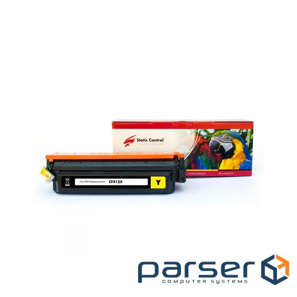 Картридж Static Control HP CF412X (410X), Canon 046H yellow Parrot (002-01-LF412X)
