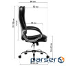 Офісне крісло GT Racer X-2873-1 Business Dark Gray (X-2873-1 Business Fabric Dark Gray)