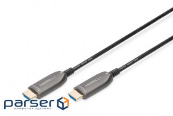 Кабель DIGITUS HDMI UHD 8K, AOC hybrid-fiber, type A M/M, 20м, чорний (AK-330126-200-S)