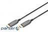 Кабель мультимедійний HDMI M to HDMI M 20m 8K AOC hybrid-fiber black Digitus (AK-330126-200-S)