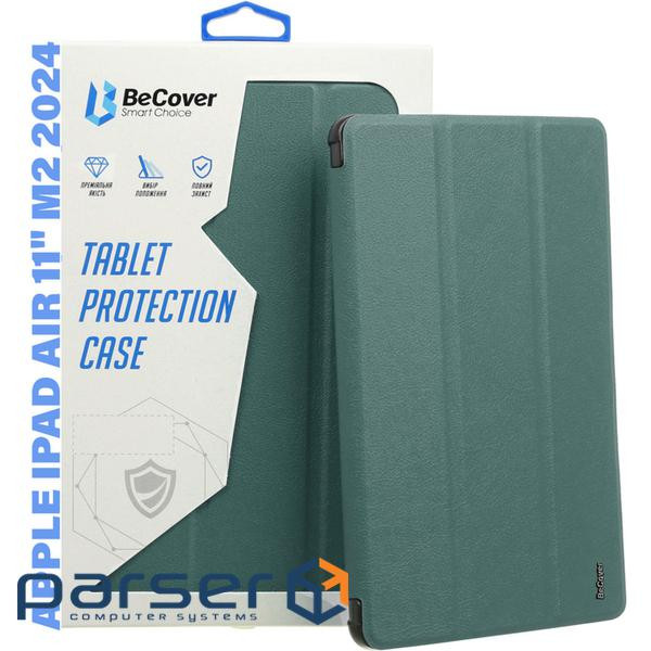 Чeхол BeCover Tri Fold Hard для Apple iPad Air 11" M2 2024 Dark Green (711414)