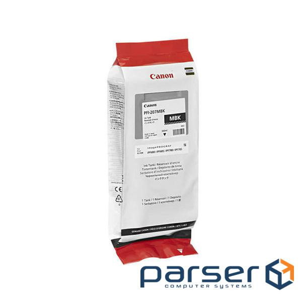 Чорнило чорне матове 300ml PFI-207MB, Matt black (8788B001)